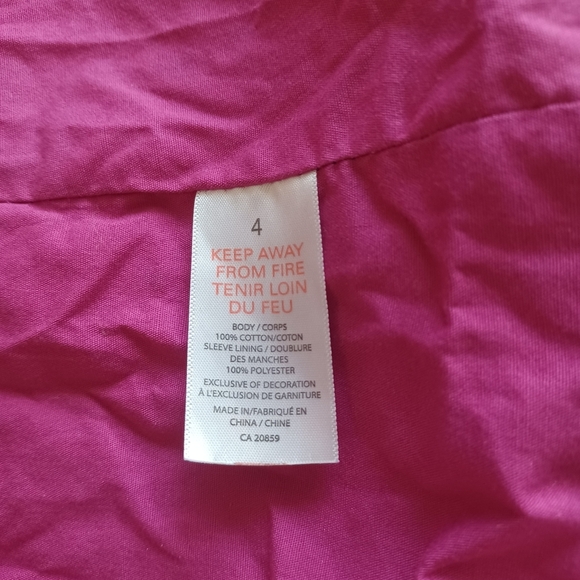 Hatley Nautical Fitted Navy Raincoat Trench Jacket with Anchor Print US 4 - Picture 11 of 12